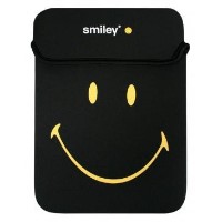 Smiley 10" - 12" Neoprene Reversible Netbook Sleeve 