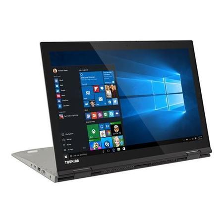 Refurbished Toshiba Satellite Radius P20W-C-106 12.5" 4K Intel Core i7-6500U 8GB 256GB 2in1 Windows 10  Laptop in Brushed Metal 