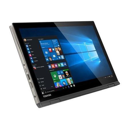 Refurbished Toshiba Satellite Radius P20W-C-106 12.5" 4K Intel Core i7-6500U 8GB 256GB 2in1 Windows 10  Laptop in Brushed Metal 