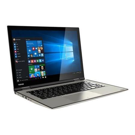 Refurbished Toshiba Satellite Radius P20W-C-106 12.5" 4K Intel Core i7-6500U 8GB 256GB 2in1 Windows 10  Laptop in Brushed Metal 