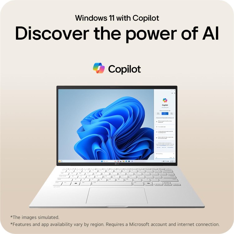 LG Gram 14Z90T-G0T-G Intel Core Ultra 7 16GB RAM 512GB SSD 14 Inch Windows 11 Laptop