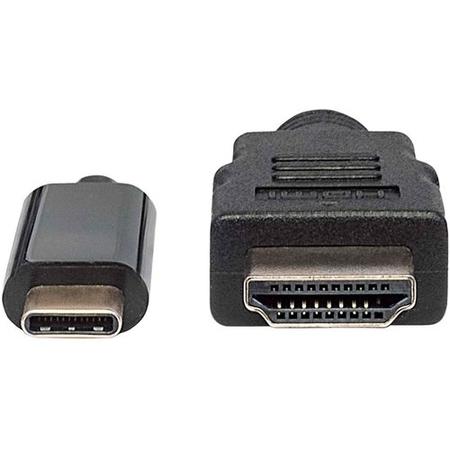 Manhattan USB-C to HDMI 2 m 6 ft Adapter Cable