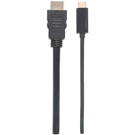 Manhattan USB-C to HDMI 2 m 6 ft Adapter Cable
