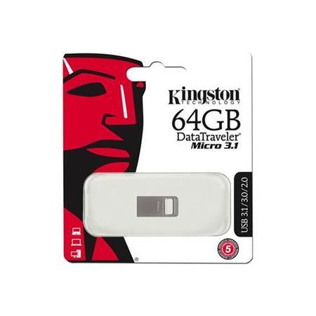 Kingston DataTraveler Micro 64GB USB 3.1/3.0 Flash Drive