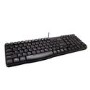 Rapoo N2400 Wired Spill-resistant Keyboard Black UK Layout