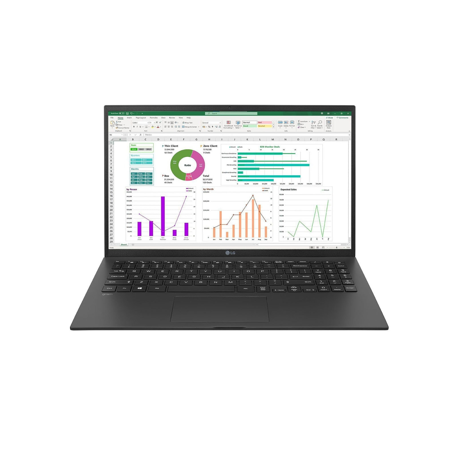 LG Mobile Thin Client Intel Core i3 8GB RAM 256GB SSD 15.6 Inch Windows ...