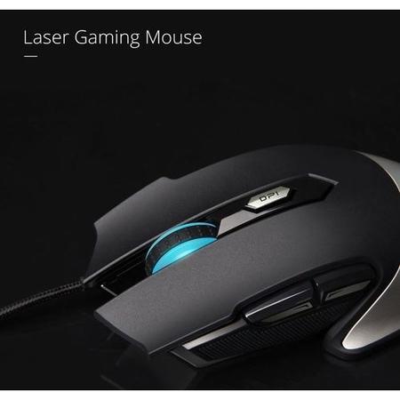 VPRO V310 Wired USB Laser Gaming Mouse - Black
