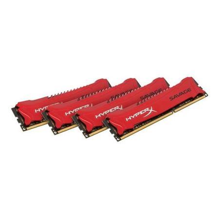 HyperX Savage 32GB 4x8GB DDR3 2400MHz 1.65V DIMM Memory Kit