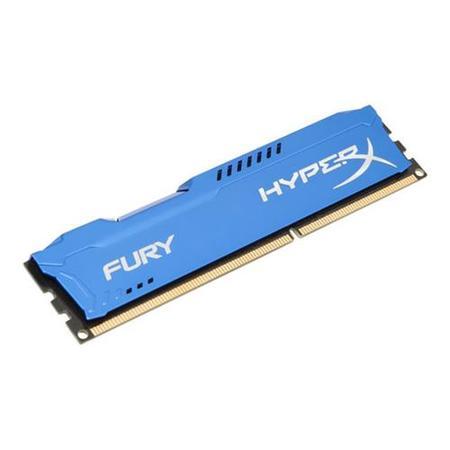HyperX Fury 4GB DDR3 1333MHz Non-ECC DIMM Memory - Blue