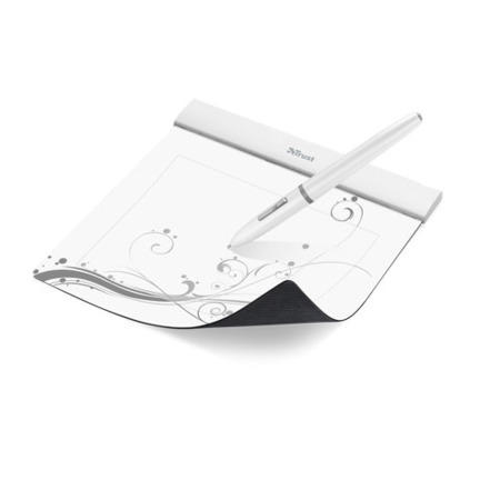 Trust Flex Graphics Tablet with Ultra-Thin Design and Ergonomic Wireless Pen 