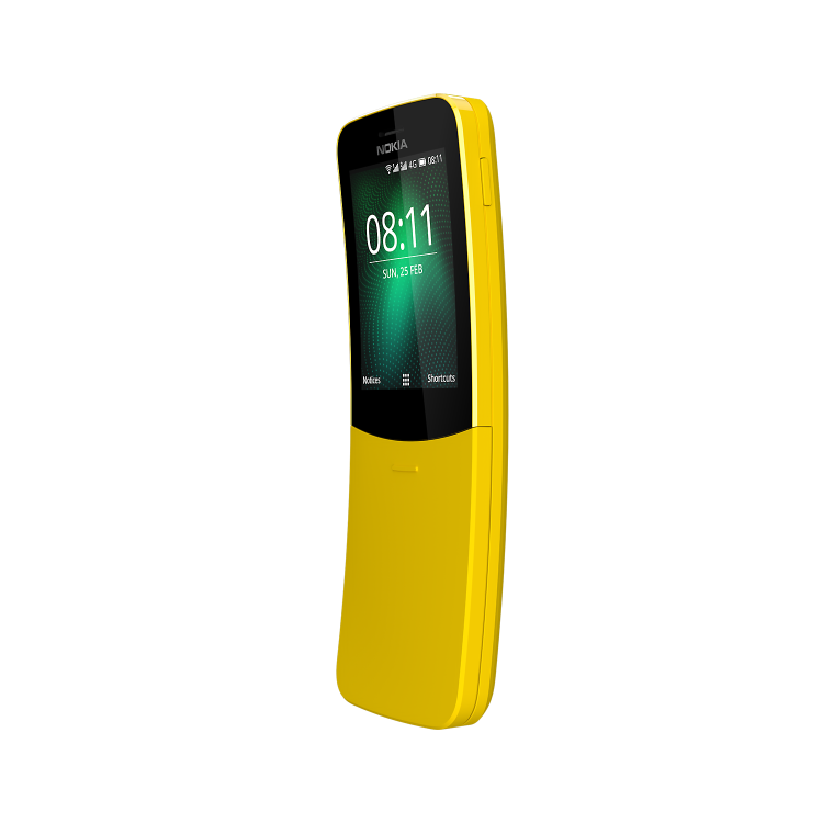 Nokia 8110 Yellow 2.4" 4GB 4G Unlocked & SIM Free
