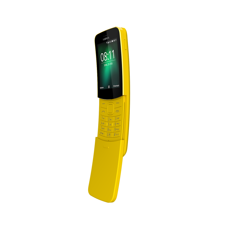Nokia 8110 Yellow 2.4" 4GB 4G Unlocked & SIM Free