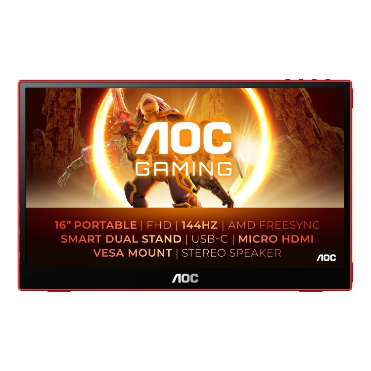 AOC 16G3 15.6" Full HD IPS 144Hz Portable Gaming Monitor