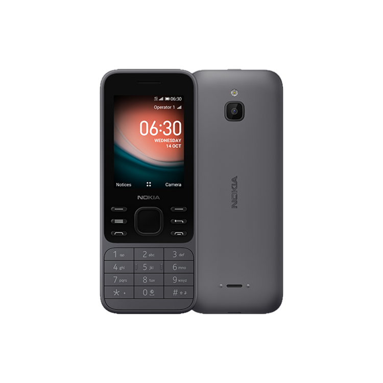 Nokia 6300 4G Charcoal 2.4" 4GB 4G Unlocked & SIM Free