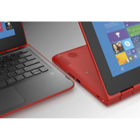 Refurbished HP Pavilion x360 13-s154sa 13.3" Intel Core i3-6100U 2.3GHz 4GB 1TB Windows 10 Multi-point Touchscreen 2 in 1 Laptop in Red