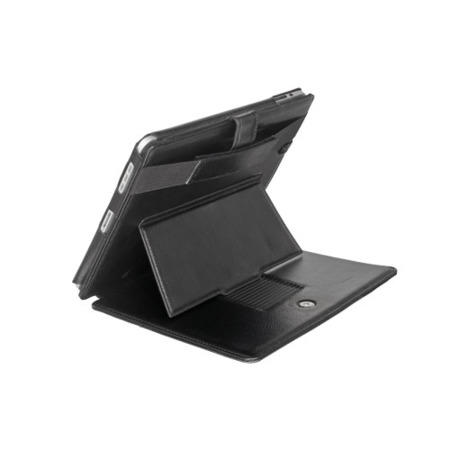 Trust Organiser and Folio Stand for iPad - Black Compatible with iPad 2/3/4