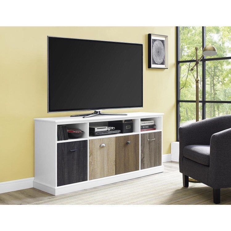 Mercer TV Console for TV's up to 60" in White