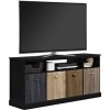 Mercer TV Console for TV&#39;s up to 60&quot; in Black