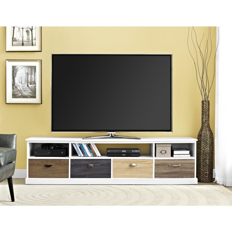 Mercer TV Console for TV's up to 65" in White