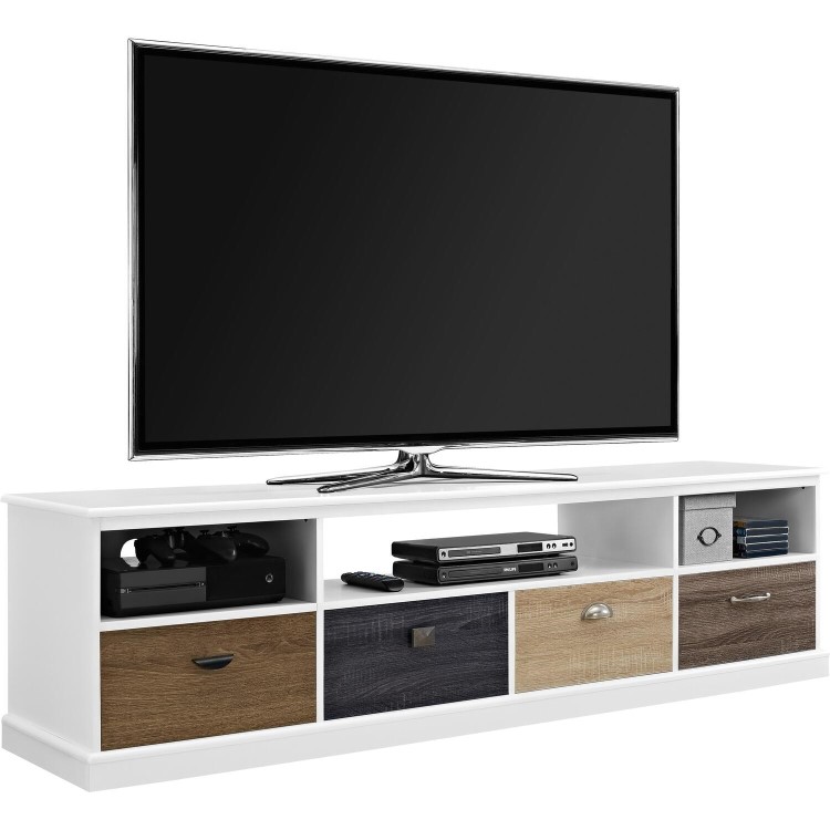 Mercer TV Console for TV's up to 65" in White
