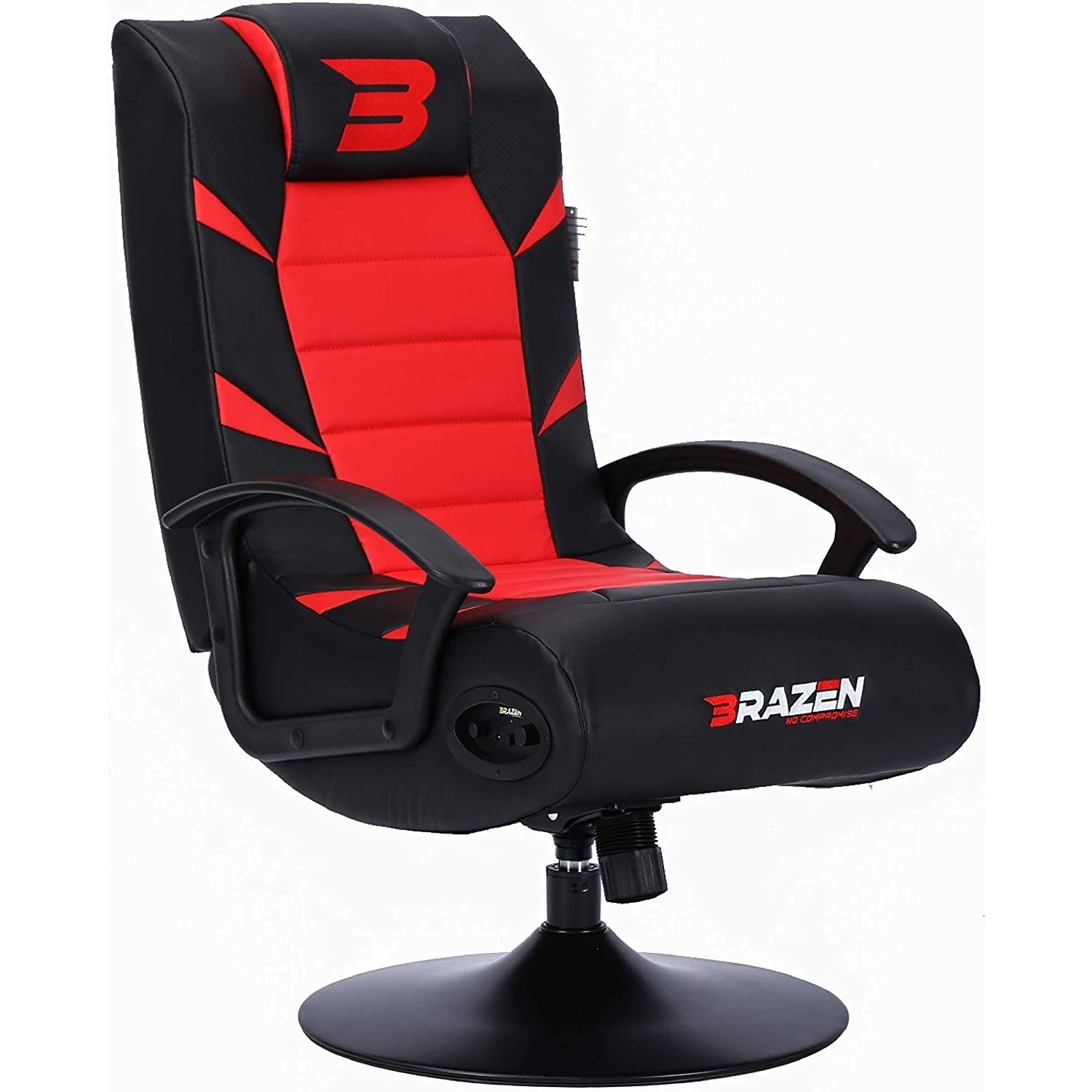 Brazen Chair BraZen Pride 2.1 Bluetooth Surround Sound Gaming Chair - Red - Laptops ...