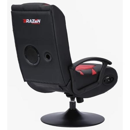BraZen Pride 2.1 Bluetooth Surround Sound Gaming Chair - Red