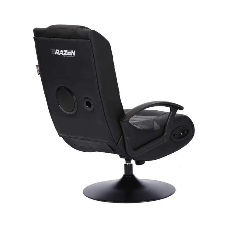 BraZen Pride 2.1 Bluetooth Surround Sound Gaming Chair - Grey