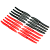 GemFan 5030 5x3 CW &amp; CCW Propeller Pack Of 16 In Black &amp; Red