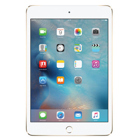 Apple iPad Mini 4 16GB Wi-Fi & Cellular Tablet - Gold