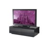GRADE A1 - As new but box opened - UK-CF Vienna Gloss Black TV Cabinet - Up to 42 Inch