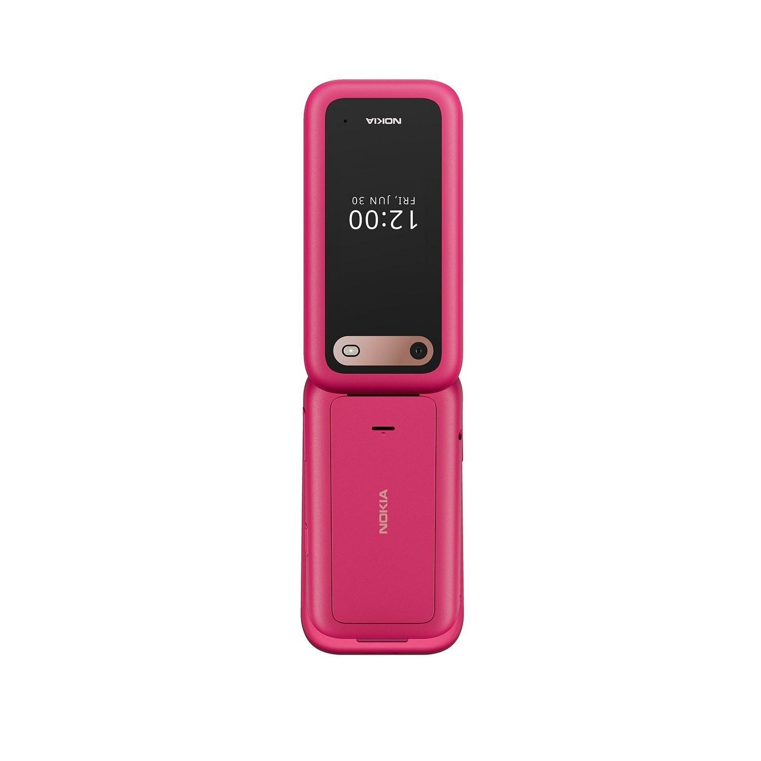 Nokia 2660 Flip 128MB 4G SIM Free Mobile Phone Pop Pink Laptops Direct nokia-2660-flip-128mb-4g-sim-free-mobile-phone-pop-pink-laptops-direct