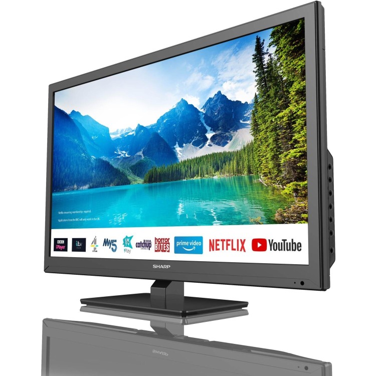 Sharp 1T-C24BC0ER2NB 24" HD Ready Smart LED TV
