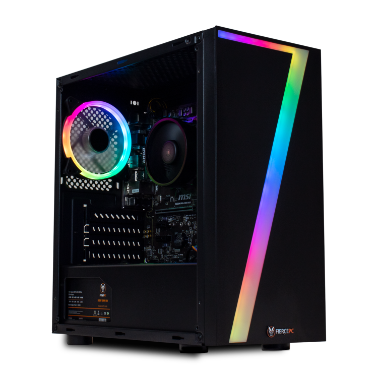 Fierce PC Fierce Tornado AMD Ryzen 5 5600G 16GB 1TB HDD Windows 10 ...