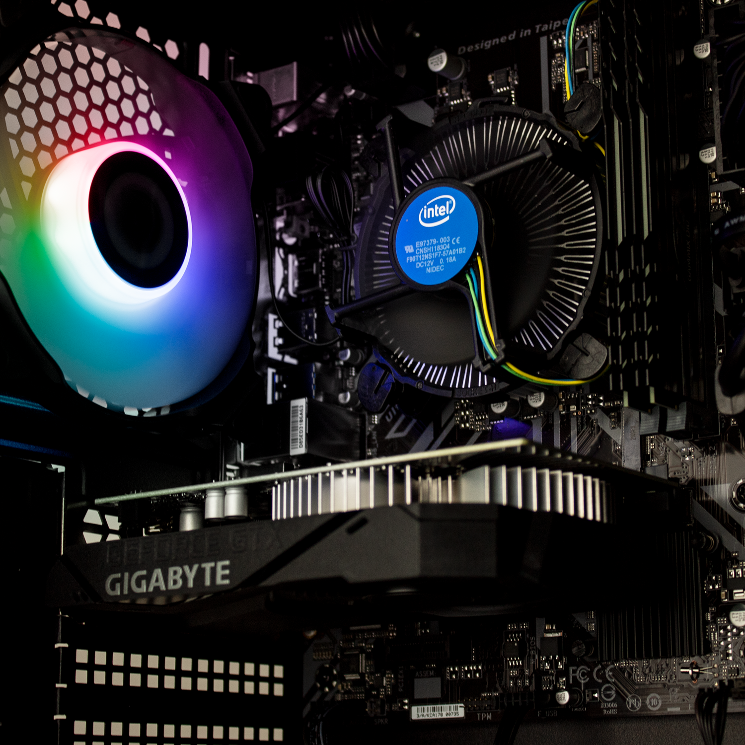 Fierce Whirlwind Core i5 9400F 16GB 240GB SSD 1TB HDD GeForce GTX 1650 Windows 10 Desktop Gaming PC Laptops Direct
