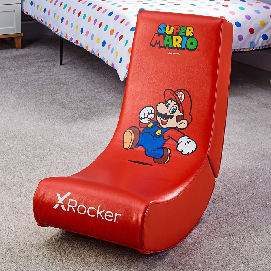 X Rocker Nintendo Licensed Video Rocker Gaming Chair Mario Laptops