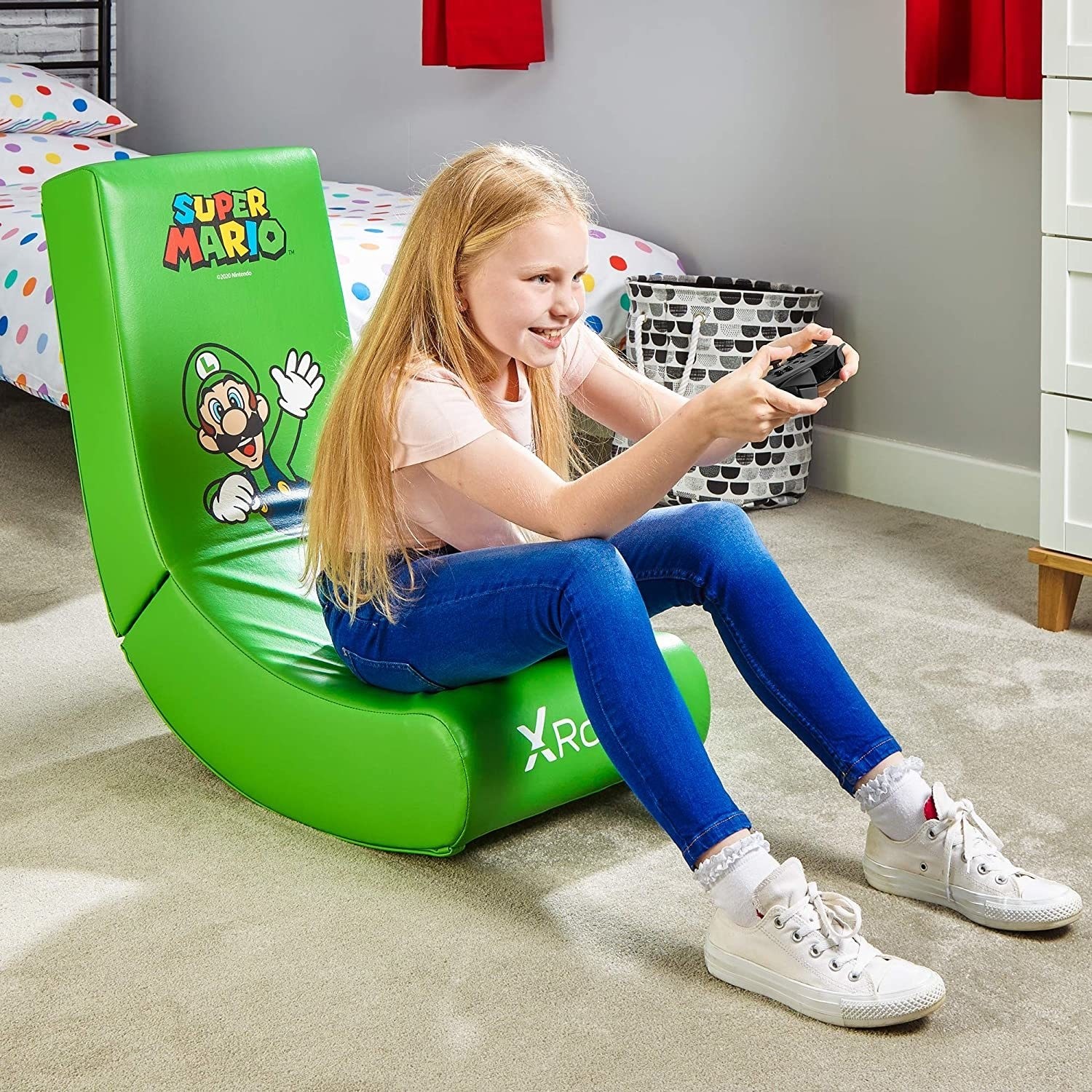 X Rocker Nintendo X Rocker Nintendo Video Rocker Gaming Chair - Luigi - Laptops Direct