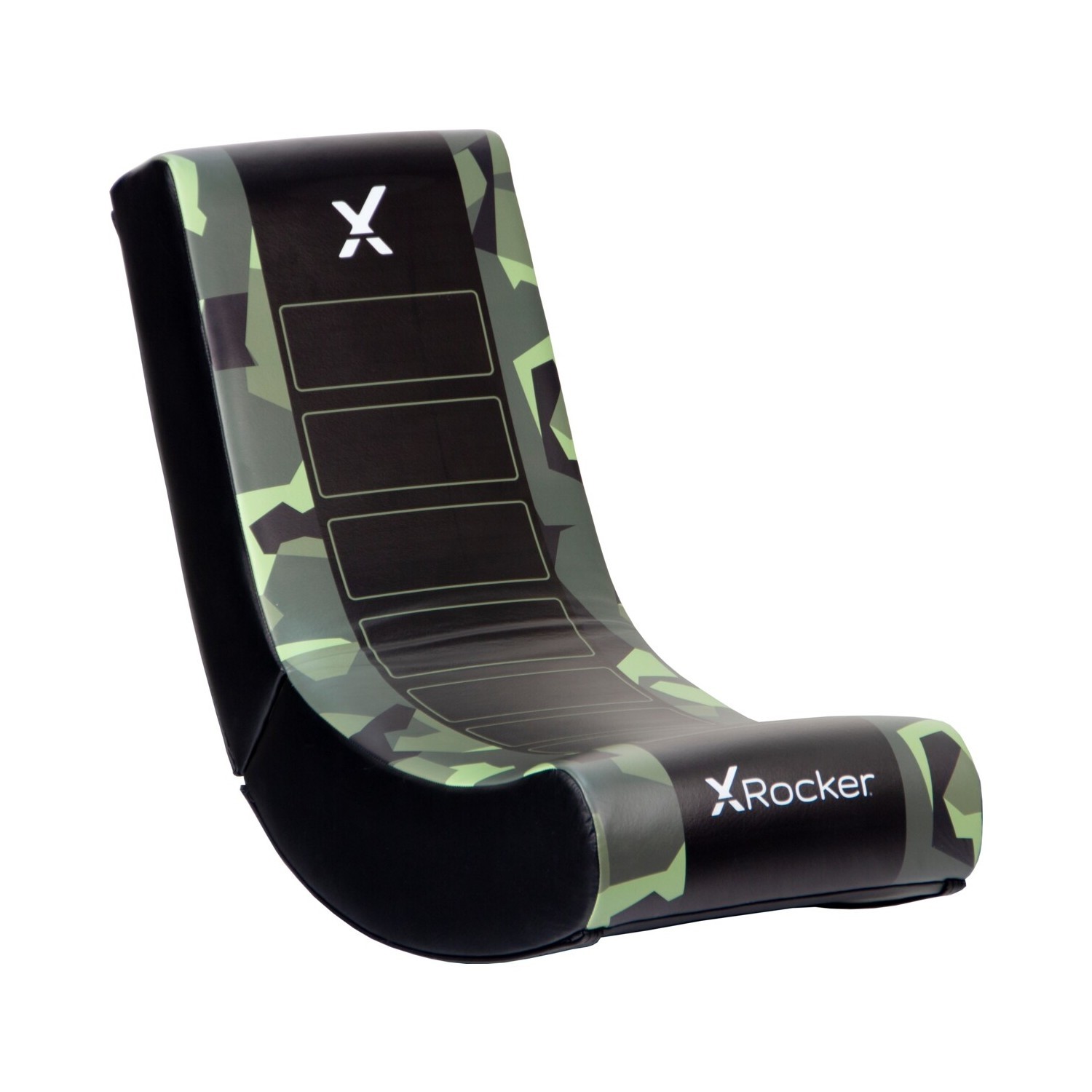 X Rocker Video Rocker Gaming Chair- Camo Green - Laptops Direct