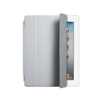 Apple iPad 2 3 & 4 Smart Cover - Polyurethane - Light Grey