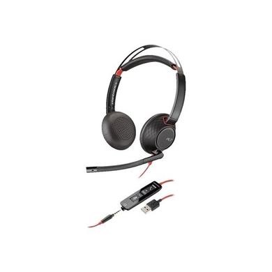 Poly Blackwire C5220 Series Double Sided On-ear USB with Microphone Headset