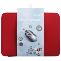 Tech Air 15.6" Laptop Sleeve with Mouse - Red