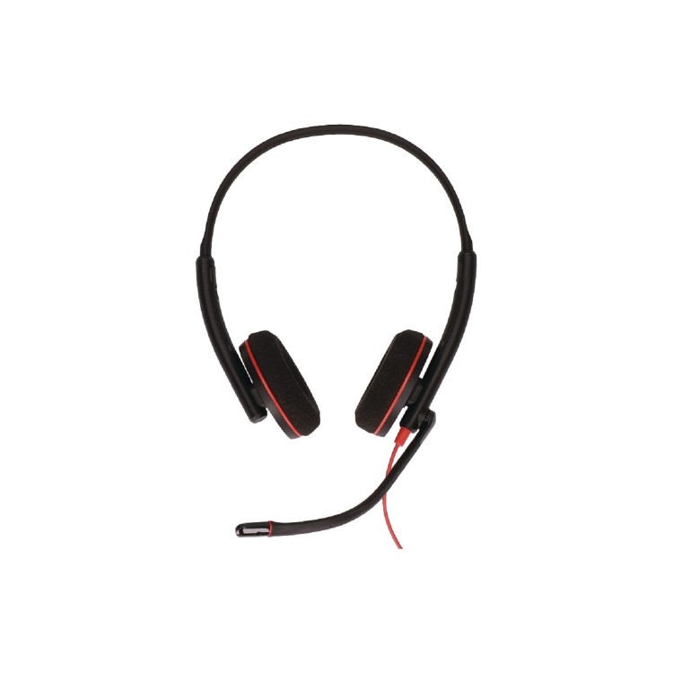Poly Blackwire C3220 Double Sided On-ear Stereo USB with Microphone Headset