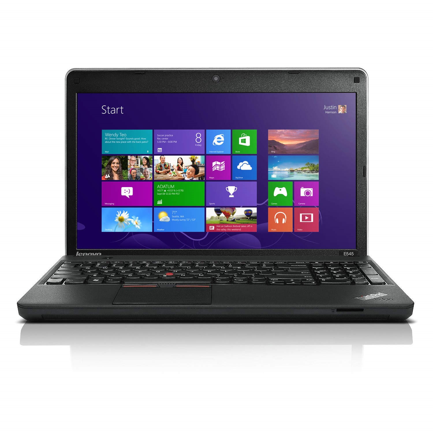 Lenovo Thinkpad Edge E545 Quad Core Amd A8 5550m 4gb 500gb Dvdsm 15 6 Windows 7 8 Professional Laptop Laptops Direct