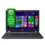 GRADE A1 - As new but box opened - Acer Aspire ES1-512 Celeron N2840 2.16GHz 4GB 1TB DVDSM 15.6" Windows 8.1 Laptop - 12 Months FREE McAfee LiveSafe Internet Security