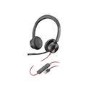 Poly Blackwire 8225 UC Double Sided On-ear with Microphone Headset