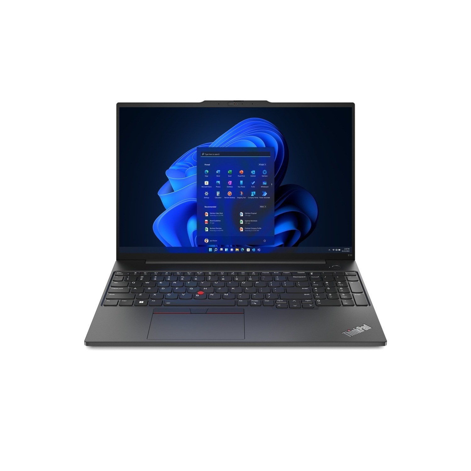 Lenovo ThinkPad E16 Intel Core i5 8GB RAM 256GB SSD 16 Inch Windows 11 Pro Laptop