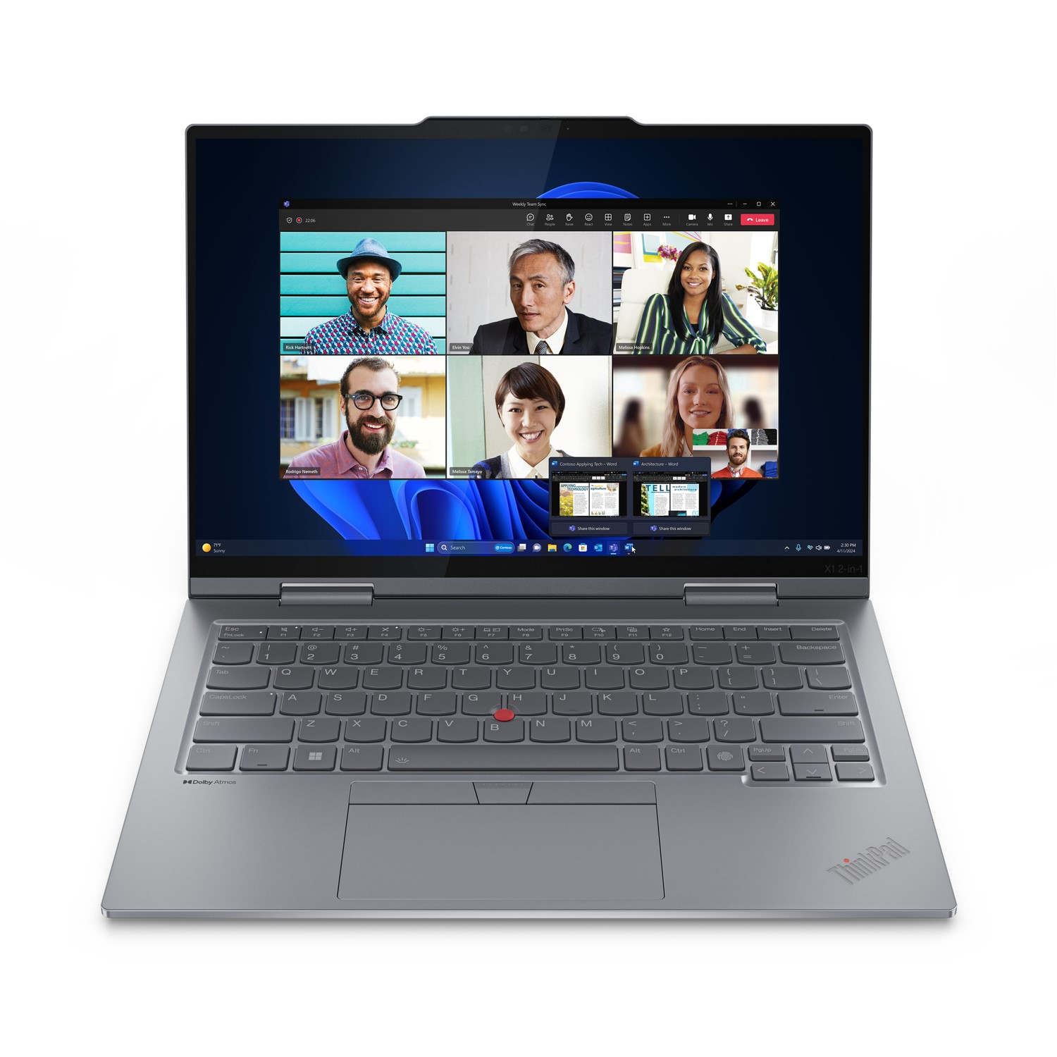 Lenovo ThinkPad X1 Intel Core Ultra 7 32GB RAM 1TB SSD 14 Inch Windows 11 Pro Convertible Touchscreen Laptop