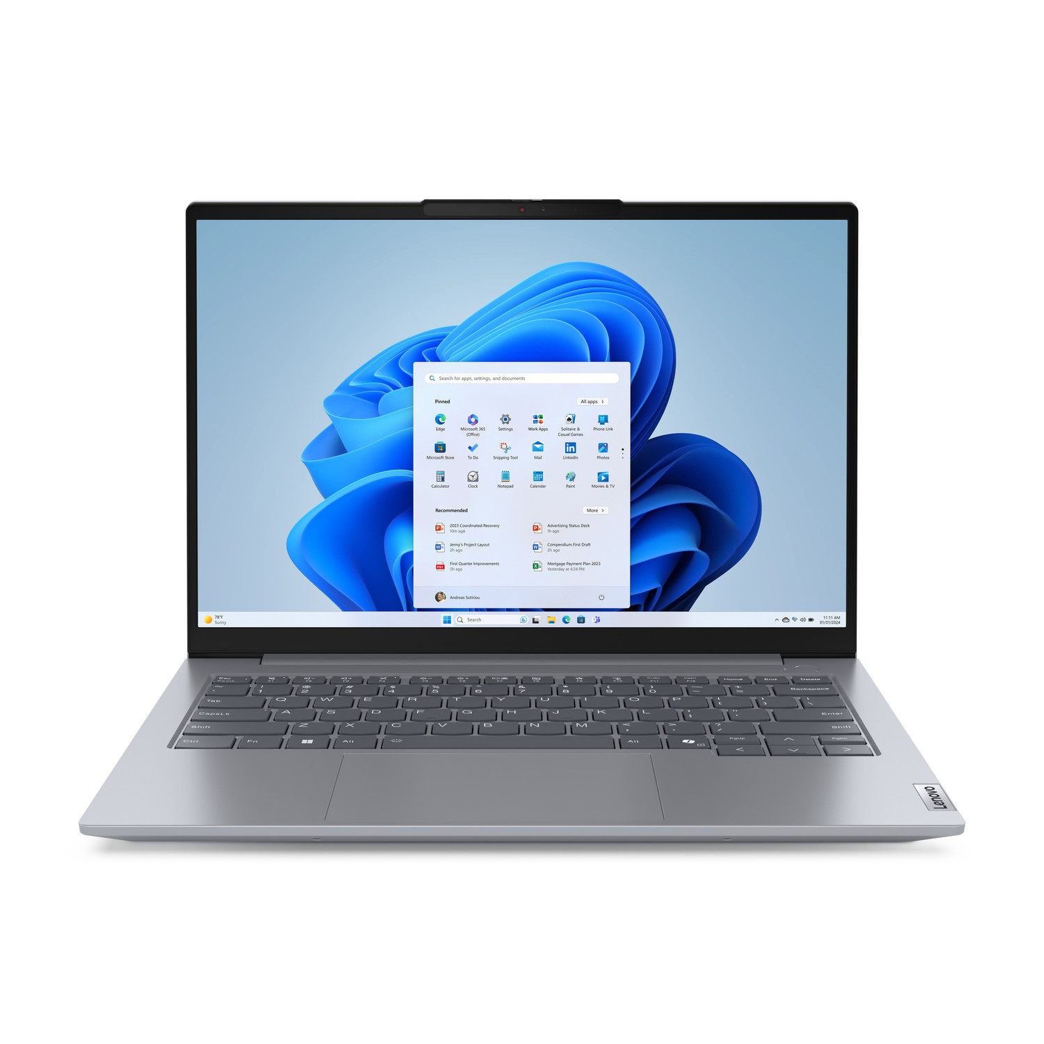 ThinkBook 14 G7 AMD Ryzen 7 RAM 512GB SSD 14 Inch Windows 11 Pro Laptop