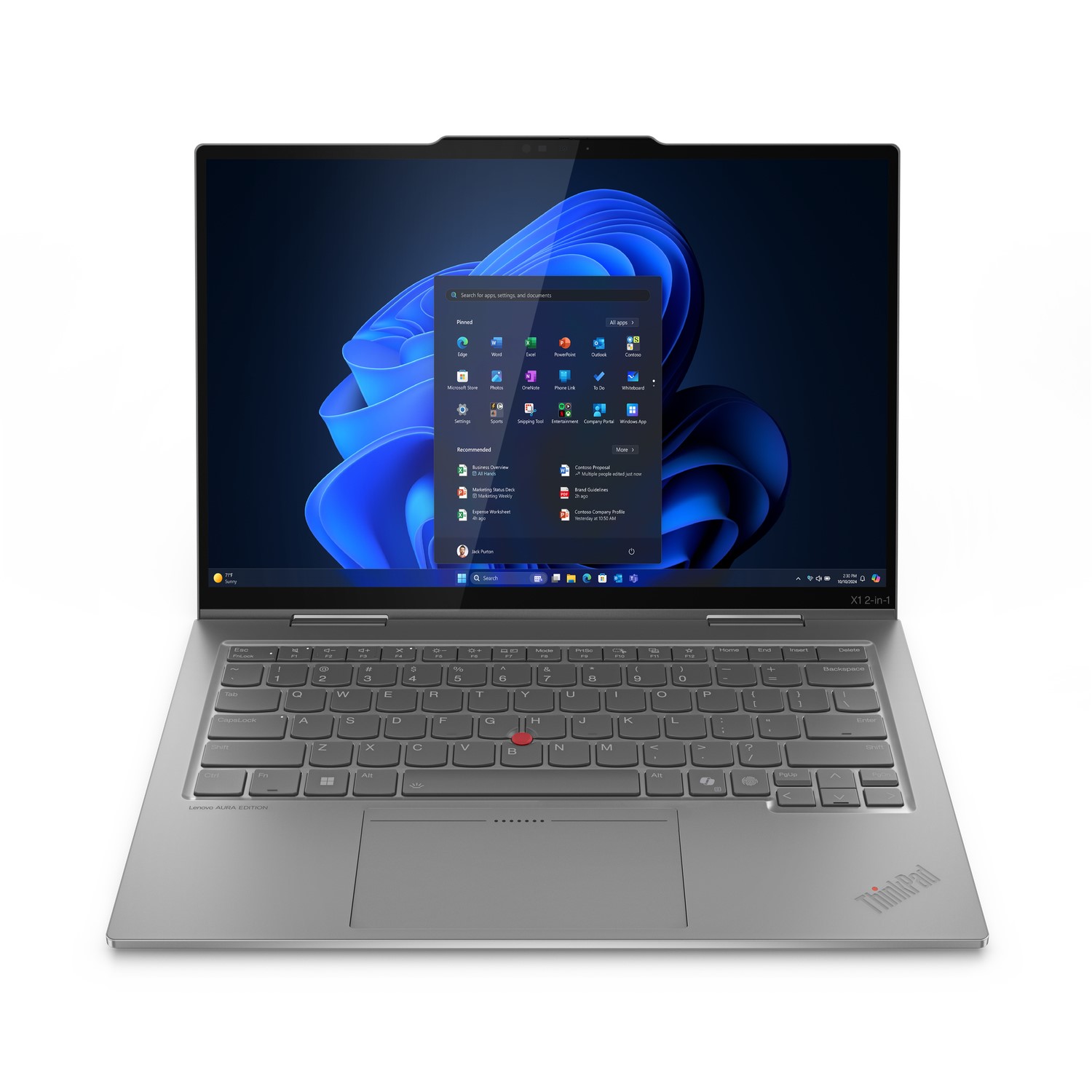 ThinkPad X1 Intel Core Ultra 7 RAM 1TB SSD 14 Inch Windows 11 Pro Convertible Touchscreen Laptop