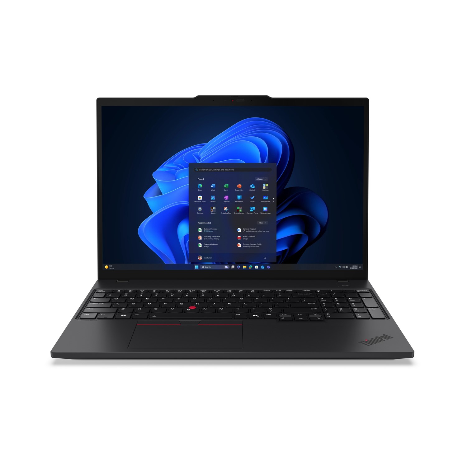 ThinkPad T16 Intel Core Ultra 7 RAM 512GB SSD 16 Inch Windows 11 Pro Laptop
