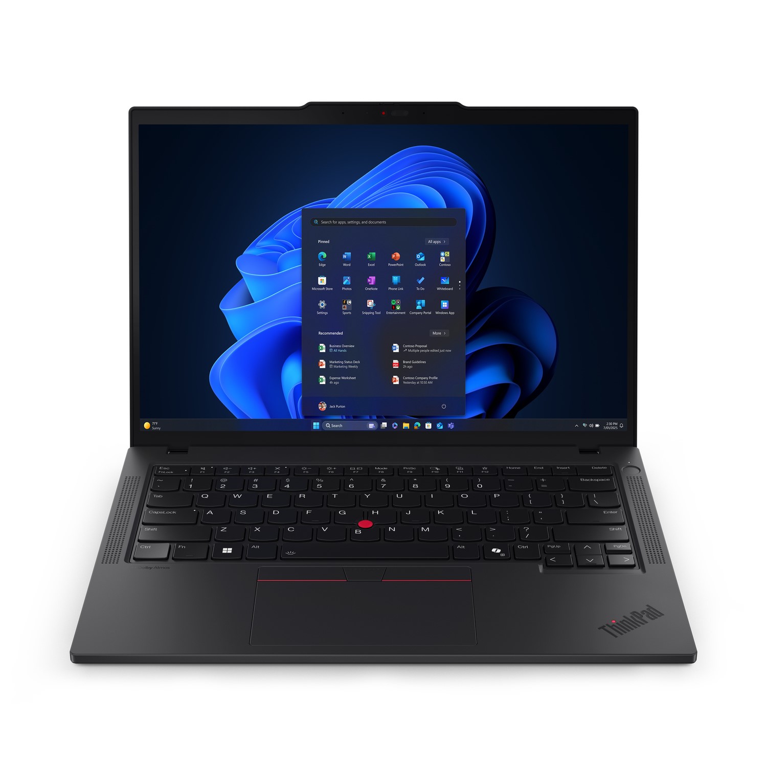 ThinkPad T14 Copilot+ PC Intel Core Ultra 7 RAM 512GB SSD 14 Inch Windows 11 Pro Laptop